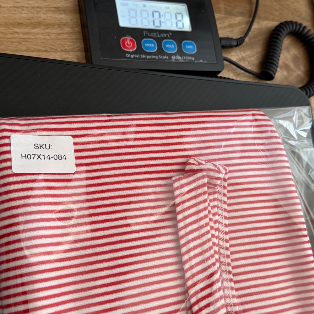 Zara Trafaluc 2010's Classic Midi Dress Bodycon Red White Striped Nautical L - Picture 11 of 11